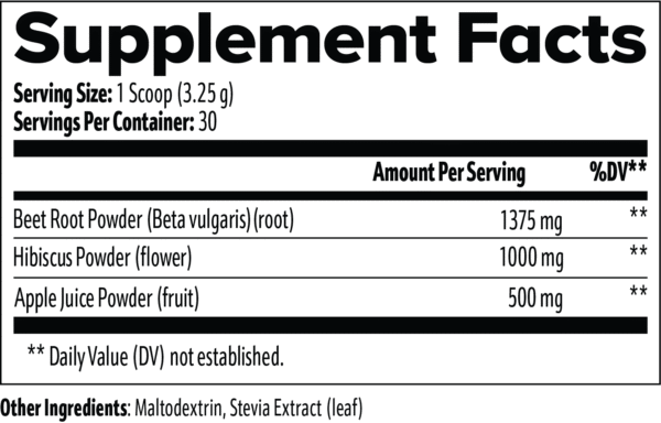 Beetroot Powder – Cardiovascular & Wellness Support